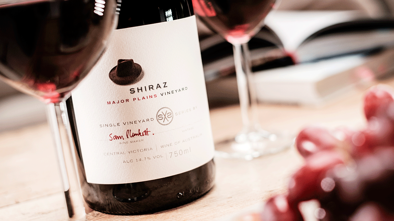 Sam Plunkett Major Plains Vineyard Shiraz 2022 bottle